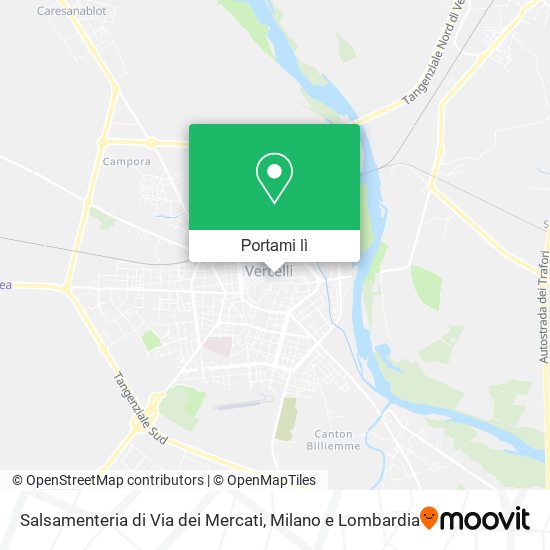 Mappa Salsamenteria di Via dei Mercati