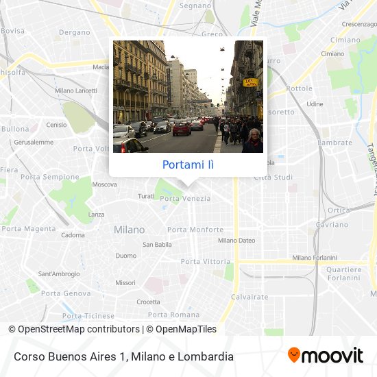 Mappa Corso Buenos Aires  1
