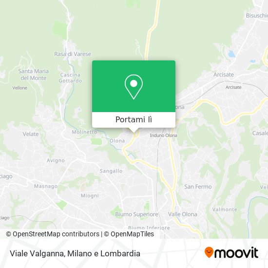 Mappa Viale Valganna