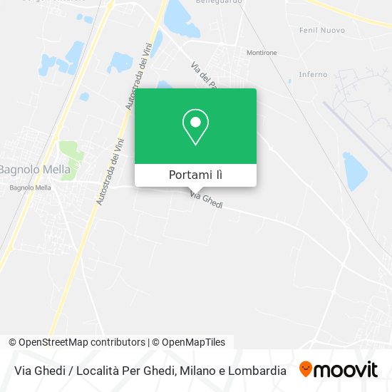 Mappa Via Ghedi / Località Per Ghedi