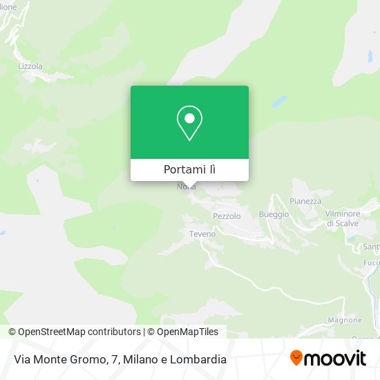Mappa Via Monte Gromo, 7