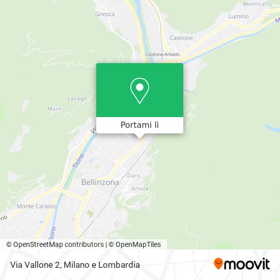 Mappa Via Vallone 2