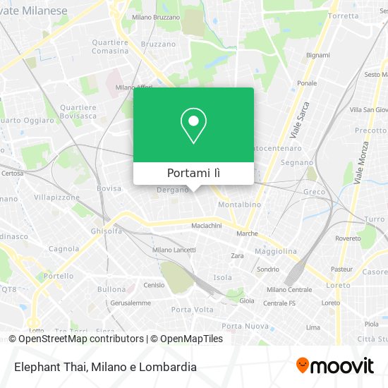 Mappa Elephant Thai