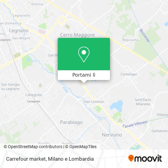 Mappa Carrefour market