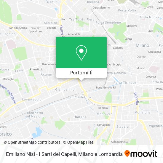 Mappa Emiliano Nisi - I Sarti dei Capelli