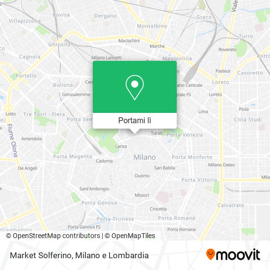 Mappa Market Solferino