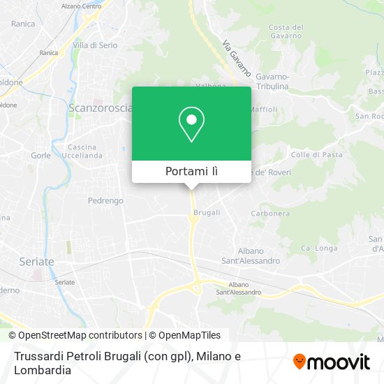 Mappa Trussardi Petroli Brugali (con gpl)