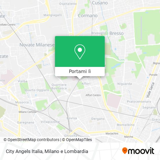 Mappa City Angels Italia