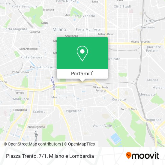 Mappa Piazza Trento, 7/1