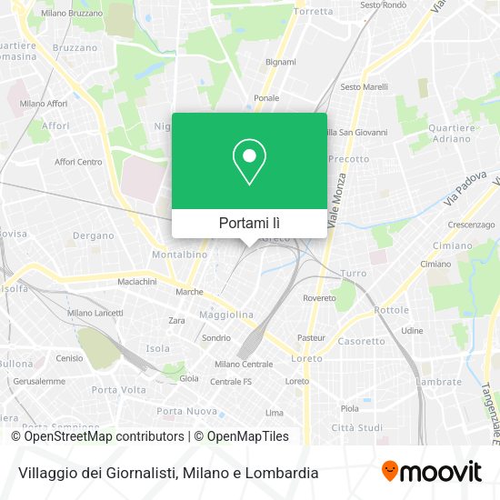 Mappa Villaggio dei Giornalisti