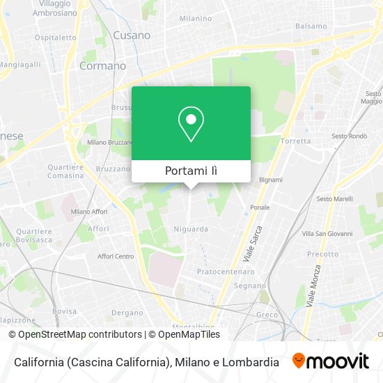 Mappa California (Cascina California)