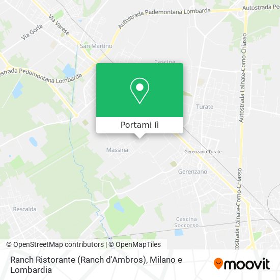 Mappa Ranch Ristorante (Ranch d'Ambros)