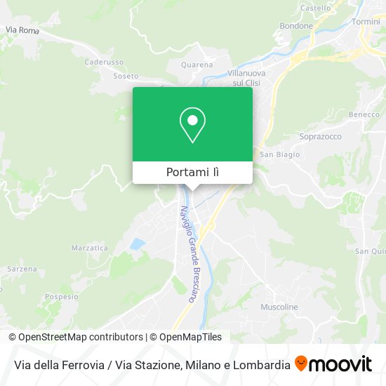 Mappa Via della Ferrovia / Via Stazione