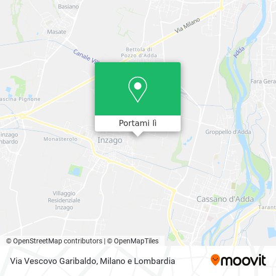 Mappa Via Vescovo Garibaldo