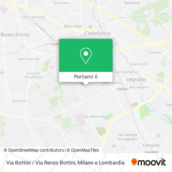 Mappa Via Bottini / Via Renzo Bottini