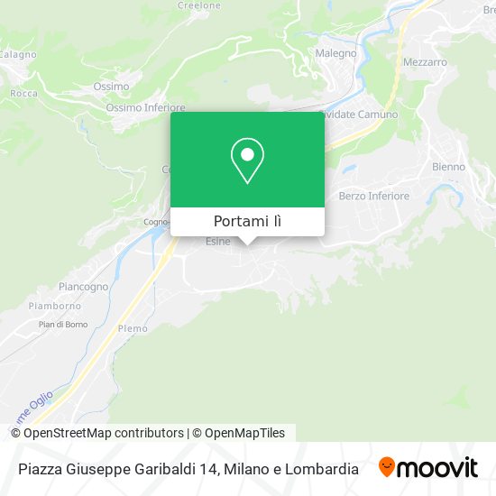 Mappa Piazza Giuseppe Garibaldi  14