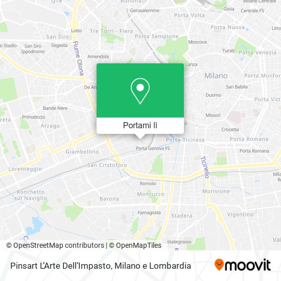 Mappa Pinsart L’Arte Dell’Impasto