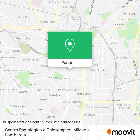 Mappa Centro Radiologico e Fisioterapico