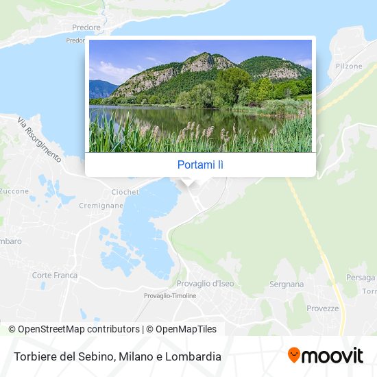 Mappa Torbiere del Sebino