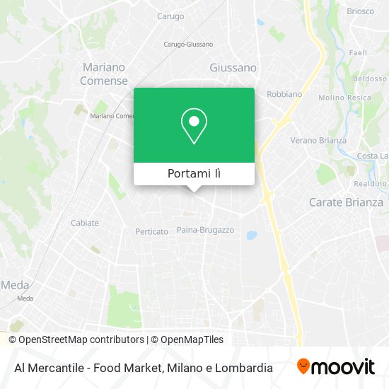 Mappa Al Mercantile - Food Market