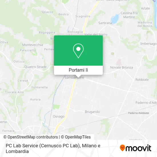 Mappa PC Lab Service (Cernusco PC Lab)