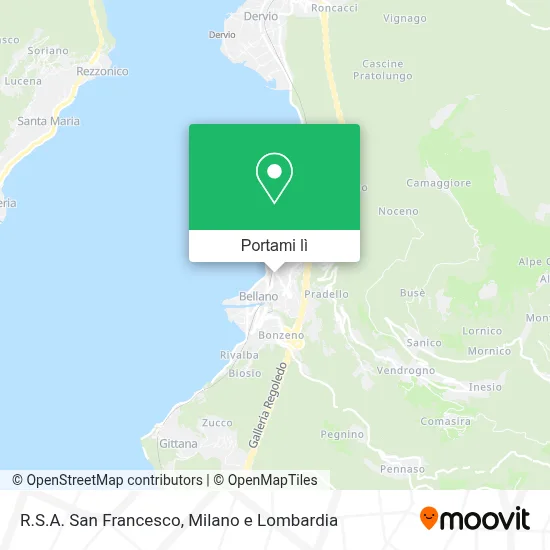 Mappa R.S.A. San Francesco