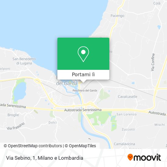 Mappa Via Sebino, 1