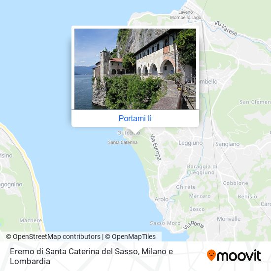 Mappa Eremo di Santa Caterina del Sasso