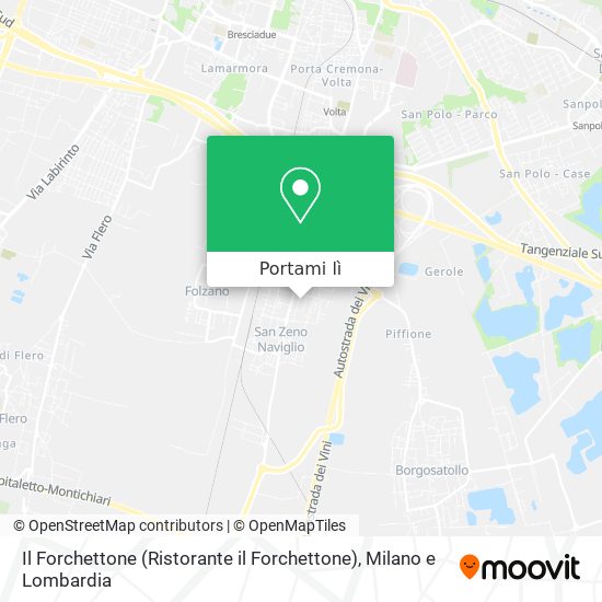 Mappa Il Forchettone (Ristorante il Forchettone)