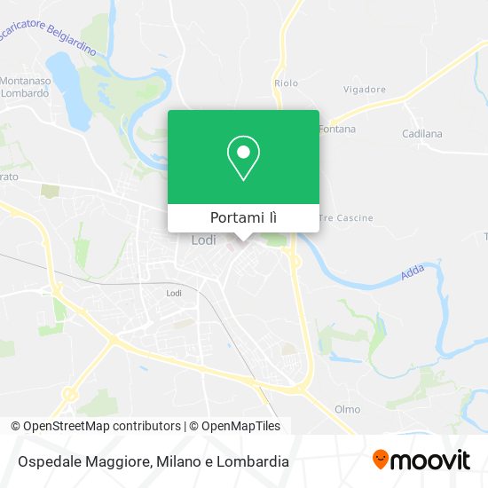 Mappa Ospedale Maggiore