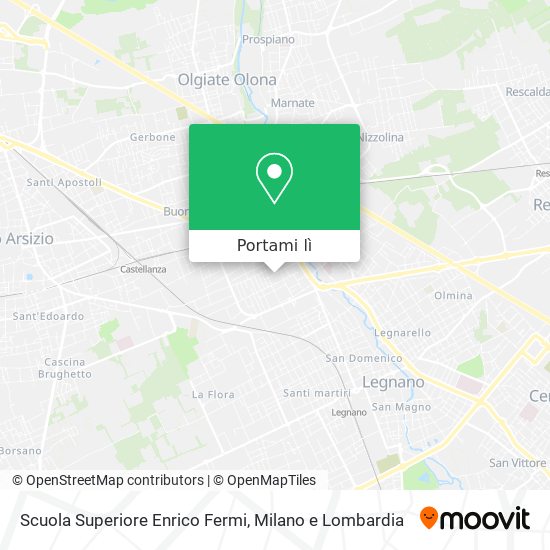 Mappa Scuola Superiore Enrico Fermi