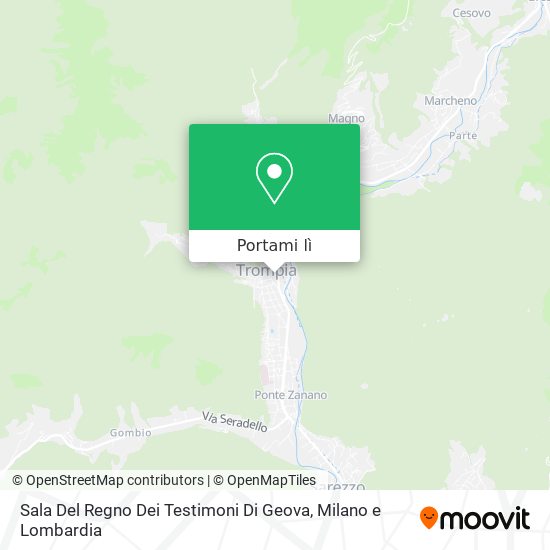 Mappa Sala Del Regno Dei Testimoni Di Geova