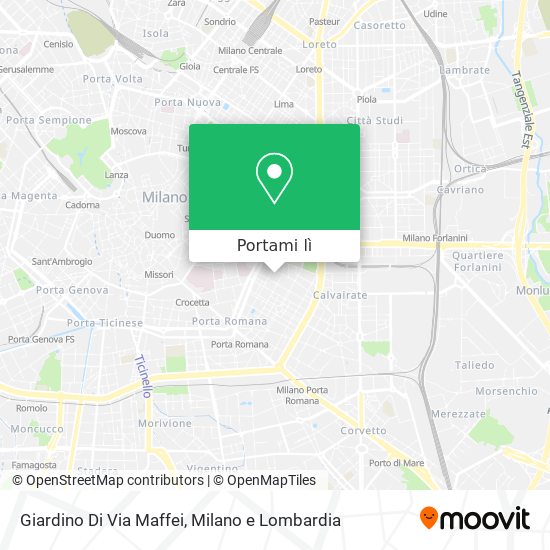 Mappa Giardino Di Via Maffei