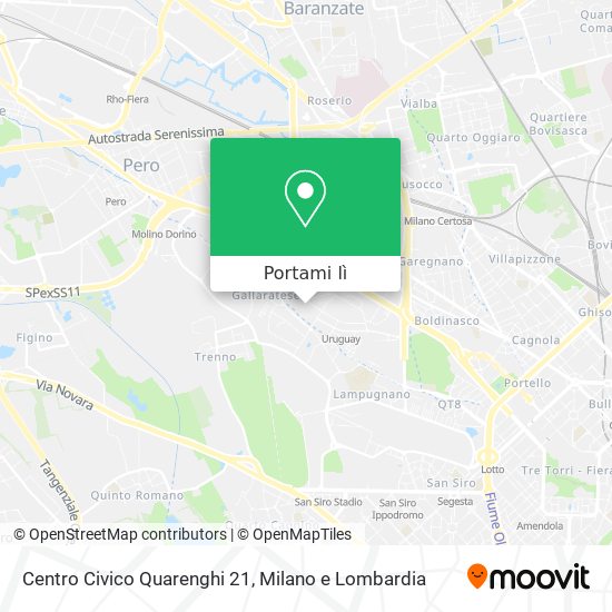 Mappa Centro Civico Quarenghi 21