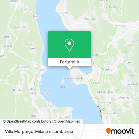 Mappa Villa Morpurgo