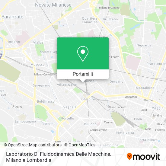 Mappa Laboratorio Di Fluidodinamica Delle Macchine
