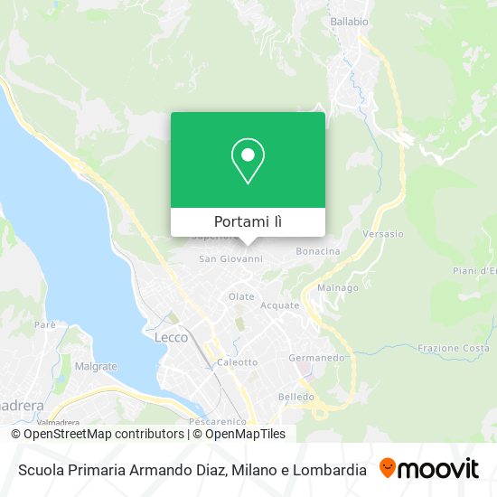 Mappa Scuola Primaria Armando Diaz