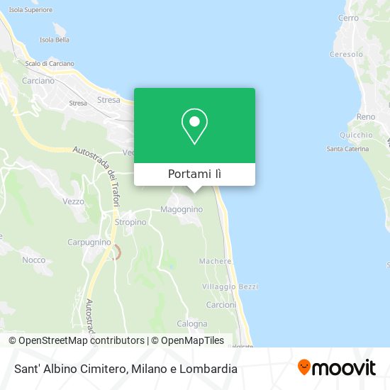 Mappa Sant' Albino Cimitero