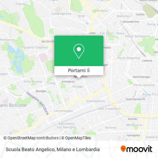 Mappa Scuola Beato Angelico