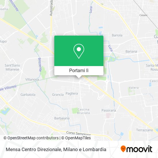 Mappa Mensa Centro Direzionale