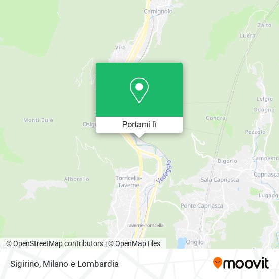 Mappa Sigirino