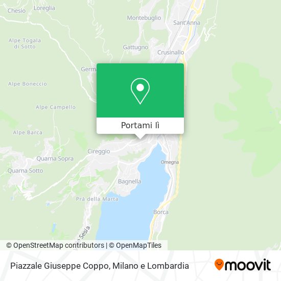 Mappa Piazzale Giuseppe Coppo