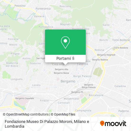 Mappa Fondazione Museo Di Palazzo Moroni
