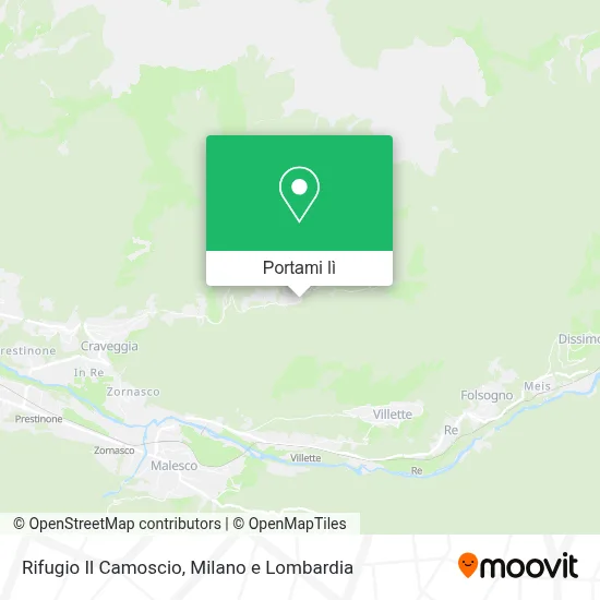 Mappa Rifugio Il Camoscio