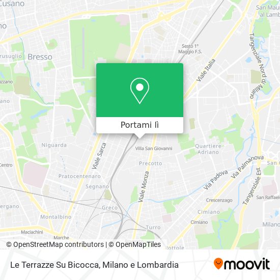 Mappa Le Terrazze Su Bicocca