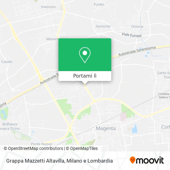 Mappa Grappa Mazzetti Altavilla