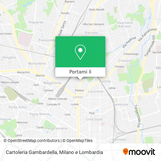 Mappa Cartoleria Gambardella