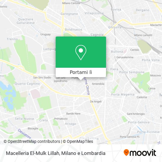 Mappa Macelleria El-Mulk Lillah