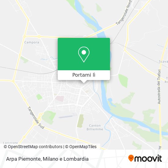 Mappa Arpa Piemonte