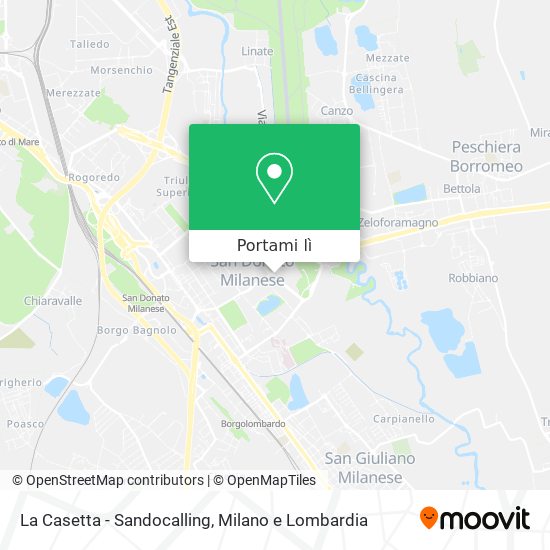Mappa La Casetta - Sandocalling